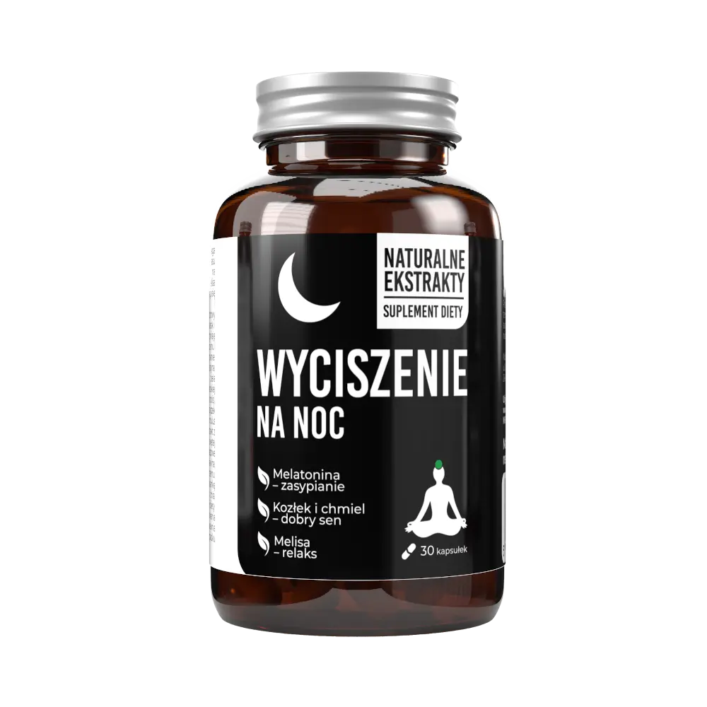 Noble Health Wyciszenie na noc пищевая добавка с растительными экстрактами, помогающая успокоиться и заснуть, 30 капс./1 уп.
Noble Health Wyciszenie na noc пищевая добавка с растительными экстрактами, помогающая успокоиться и заснуть, 30 капс./1 уп.