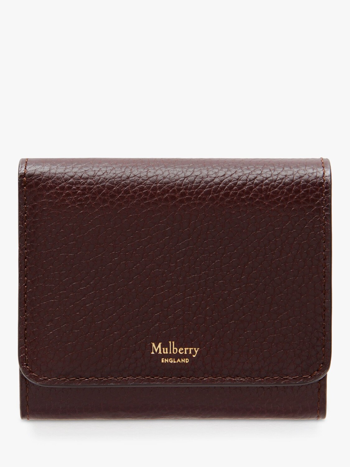 Маленький французский кошелек из зернистой кожи Mulberry Continental, цвет бычьей крови
Маленький французский кошелек из зернистой кожи Mulberry Continental, цвет бычьей крови