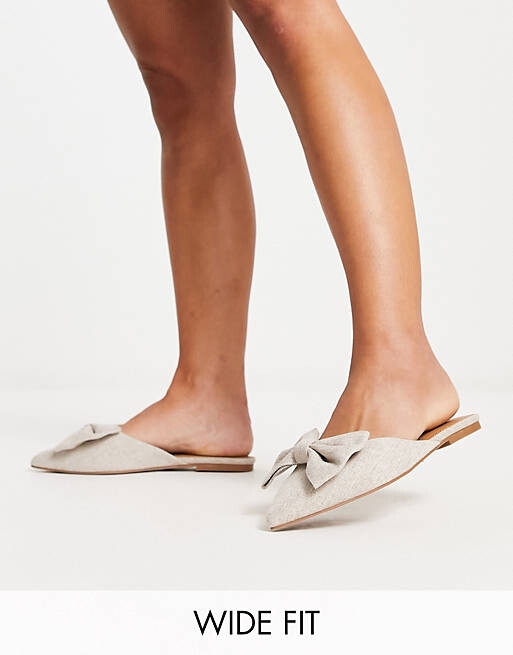 Объемные туфли-мофели на плоской подошве ASOS DESIGN Wide Fit Lass из натуральной ткани с заостренными бантиками
Объемные туфли-мофели на плоской подошве ASOS DESIGN Wide Fit Lass из натуральной ткани с заостренными бантиками
