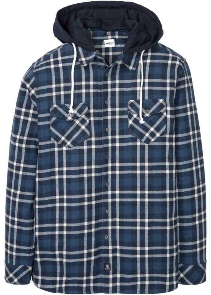 Фланелевая рубашка с длинными рукавами и съемным капюшоном John Baner Jeanswear, синий
Фланелевая рубашка с длинными рукавами и съемным капюшоном John Baner Jeanswear, синий