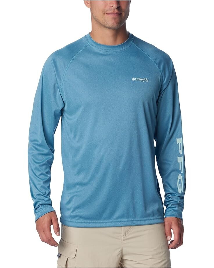 Рубашка Columbia Terminal Tackle Heather Long Sleeve, цвет Canyon Blue Heather/Icy Morn Logo
Рубашка Columbia Terminal Tackle Heather Long Sleeve, цвет Canyon Blue Heather/Icy Morn Logo