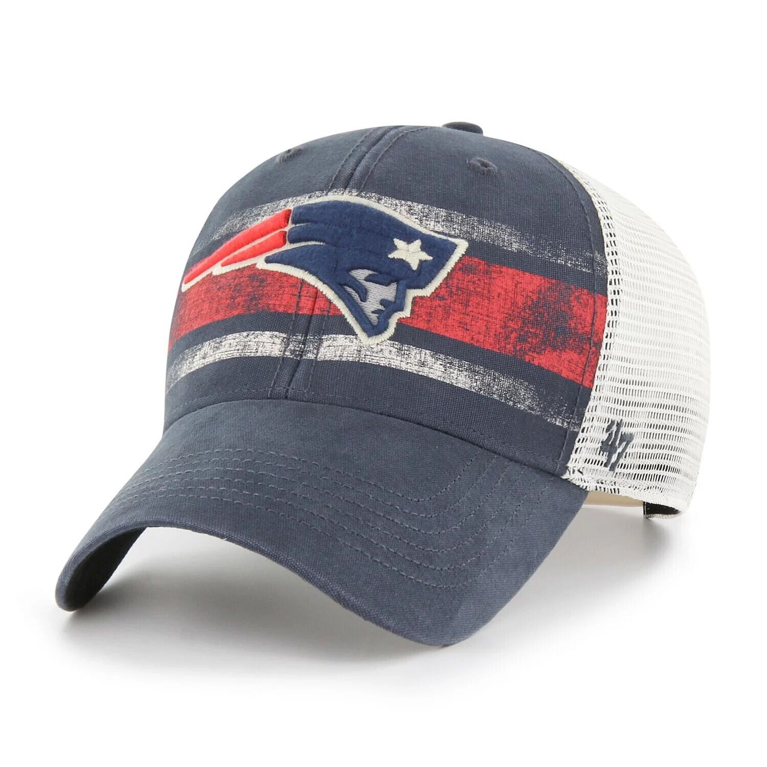 Мужская кепка '47 темно-синего/белого цвета New England Patriots Interlude MVP Trucker Snapback
Мужская кепка '47 темно-синего/белого цвета New England Patriots Interlude MVP Trucker Snapback