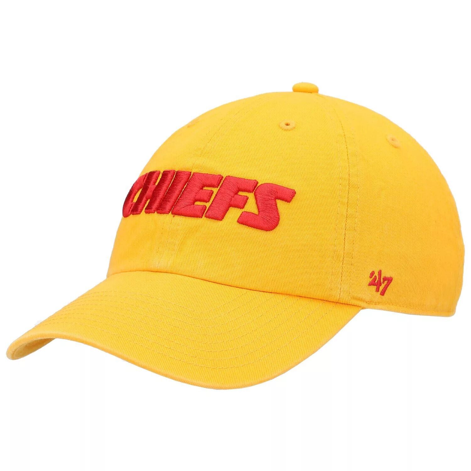 Мужская регулируемая кепка Kansas City Chiefs ’47 Gold с надписью Clean Up Script
Мужская регулируемая кепка Kansas City Chiefs ’47 Gold с надписью Clean Up Script