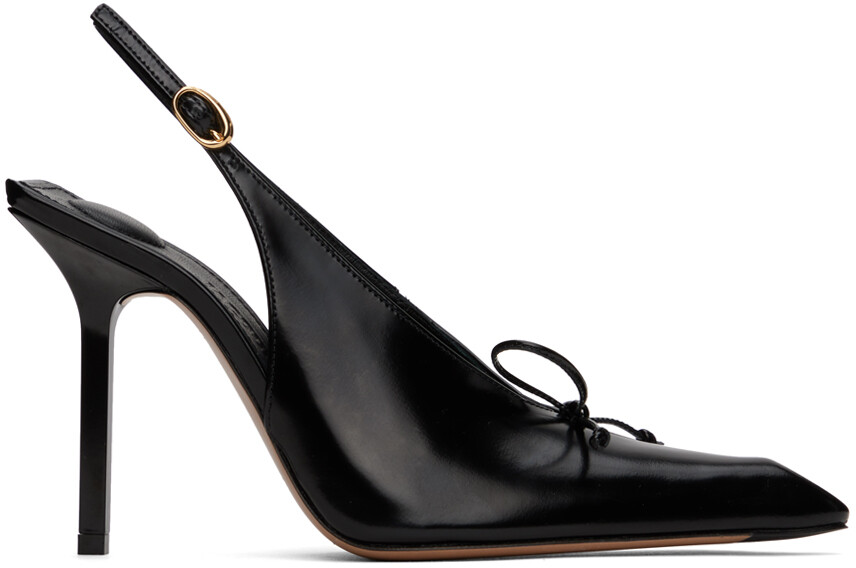Черные туфли на каблуке Les Sculptures 'Les Slingbacks Cubisto hautes' Jacquemus
Черные туфли на каблуке Les Sculptures 'Les Slingbacks Cubisto hautes' Jacquemus