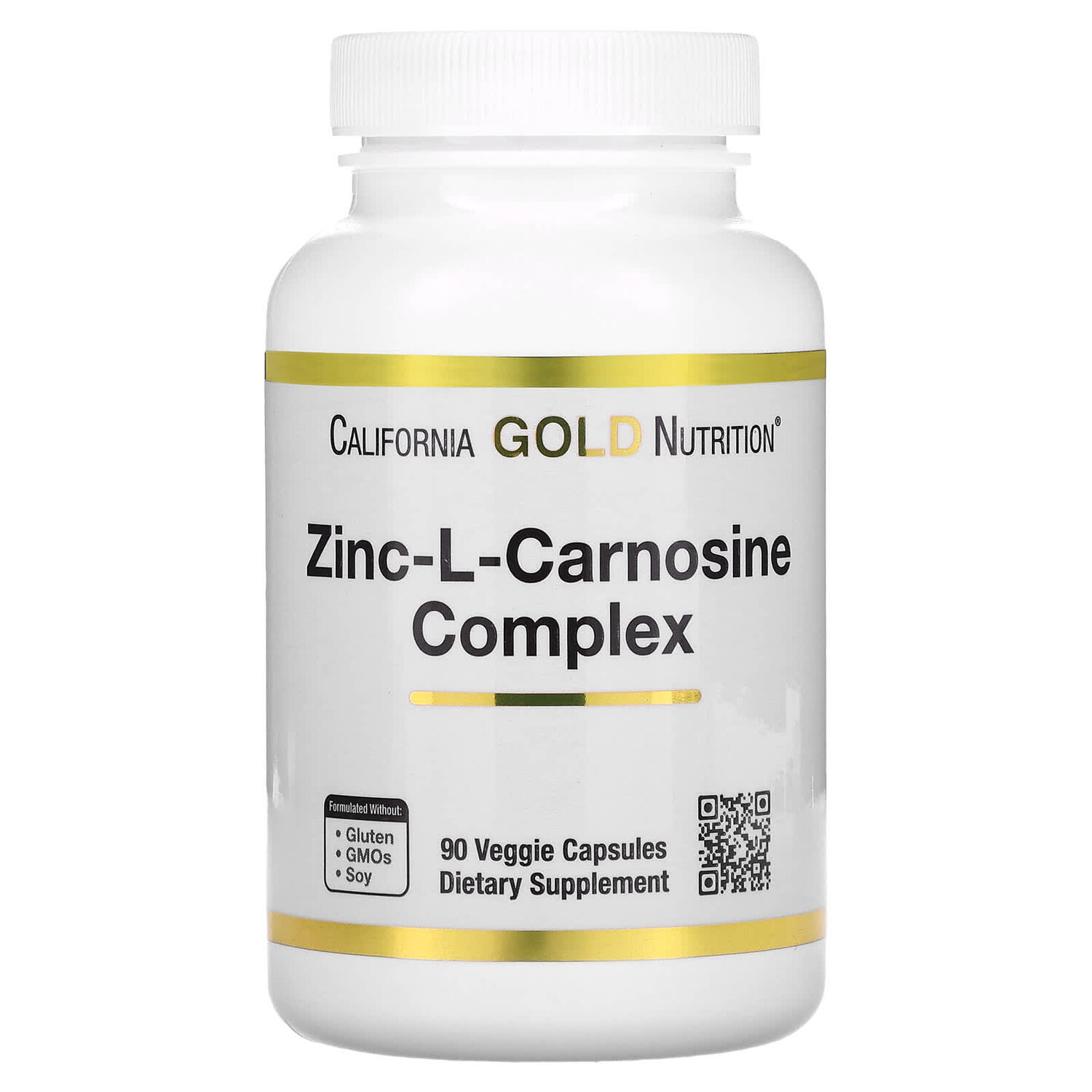 Комплекс с цинк-L-карнозином, 90 вегетарианских капсул, California Gold Nutrition
Комплекс с цинк-L-карнозином, 90 вегетарианских капсул, California Gold Nutrition