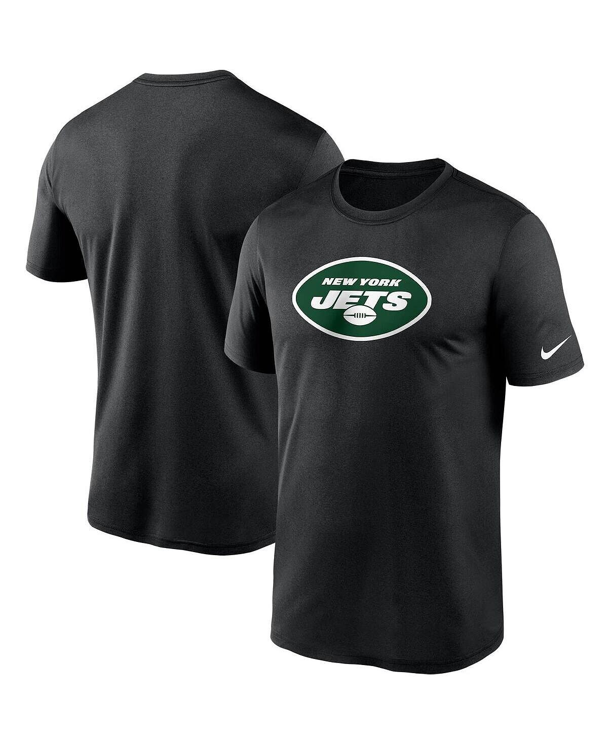 Мужская черная футболка с логотипом New York Jets Essential Legend Performance Nike
Мужская черная футболка с логотипом New York Jets Essential Legend Performance Nike