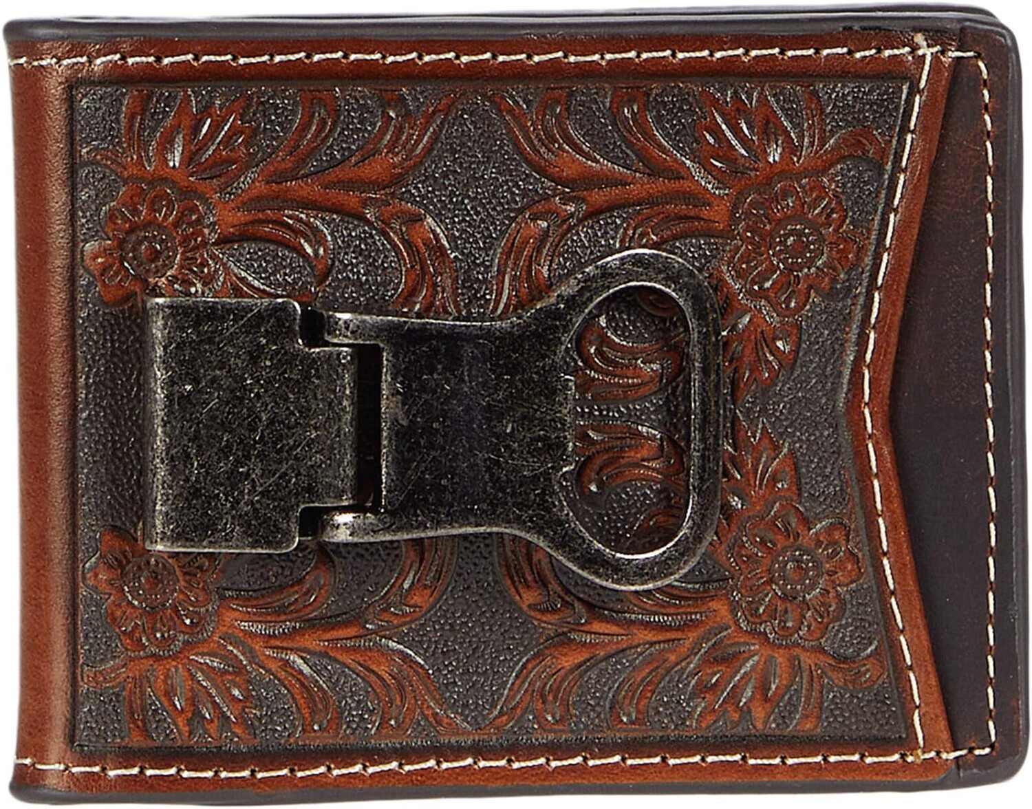 Кошелек с зажимом для денег с цветочным тиснением Cactus Concho M&F Western, коричневый
Кошелек с зажимом для денег с цветочным тиснением Cactus Concho M&F Western, коричневый