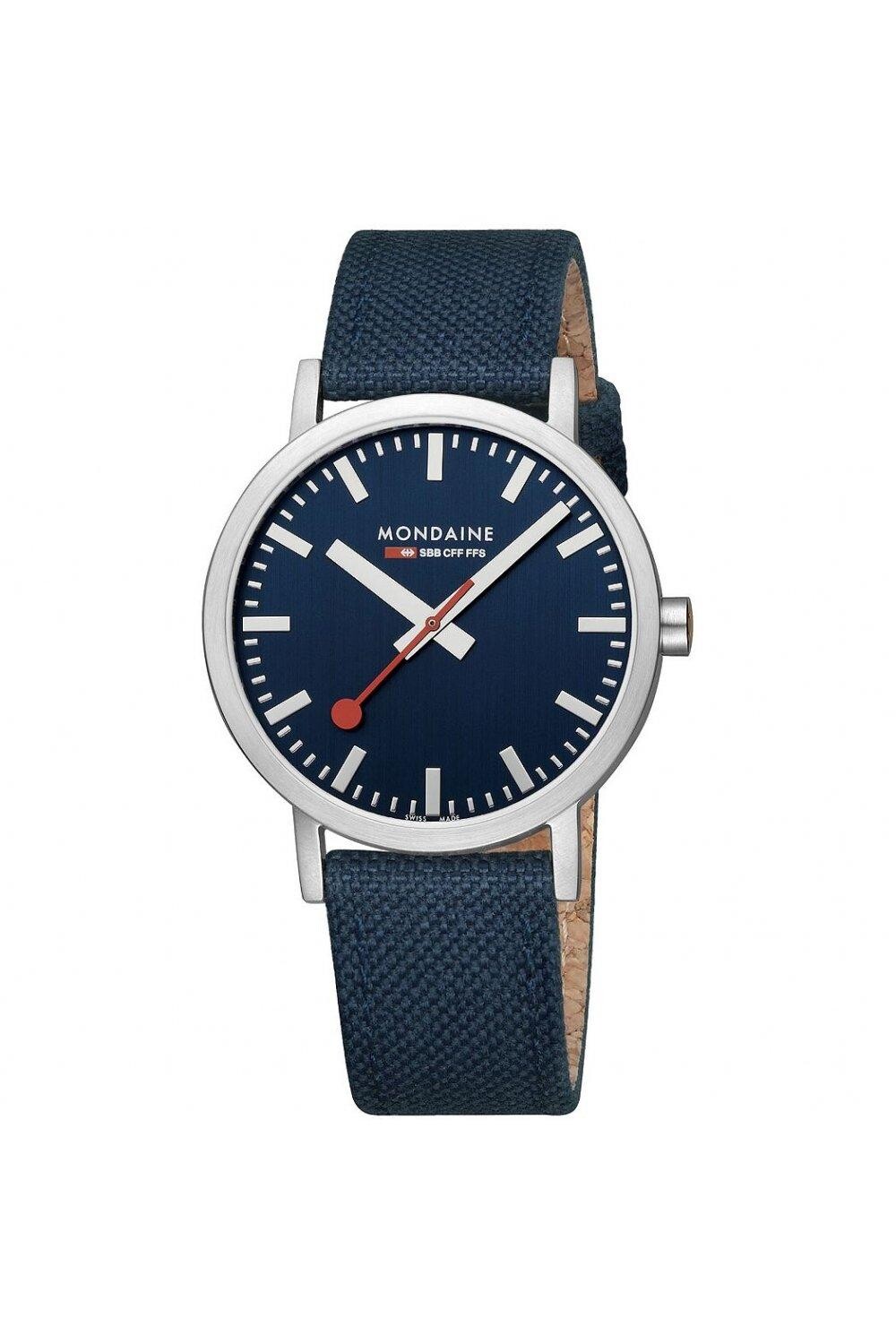 Классические часы Deep Ocean Blue из нержавеющей стали — A660.30360.40Sbd Mondaine, синий
Классические часы Deep Ocean Blue из нержавеющей стали — A660.30360.40Sbd Mondaine, синий
