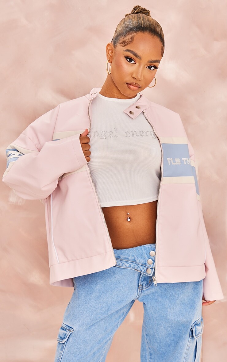 PrettyLittleThing Маленькая розовая куртка-гонщик из искусственной кожи, Розовый
PrettyLittleThing Маленькая розовая куртка-гонщик из искусственной кожи, Розовый