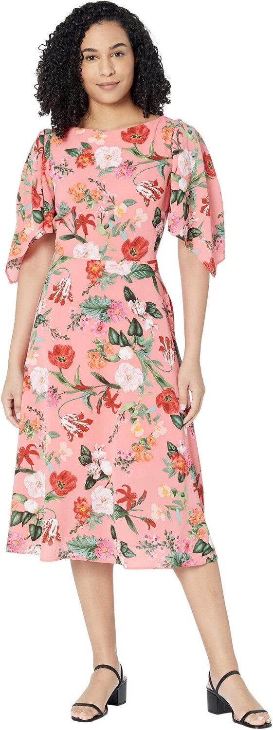 Платье Printed Pebble Crepe Boatneck High-Low Flutter Sleeve Midi Vince Camuto, коралловый, Красный
Платье Printed Pebble Crepe Boatneck High-Low Flutter Sleeve Midi Vince Camuto, коралловый, Красный