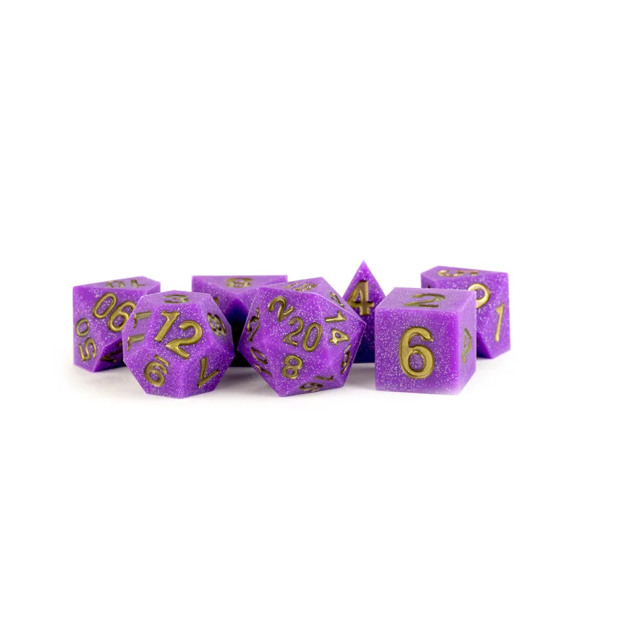Набор резиновых кубиков Poly — Regal Ricochet с золотом (7), Silicone Rubber Dice (Metallic Dice Games)
Набор резиновых кубиков Poly — Regal Ricochet с золотом (7), Silicone Rubber Dice (Metallic Dice Games)