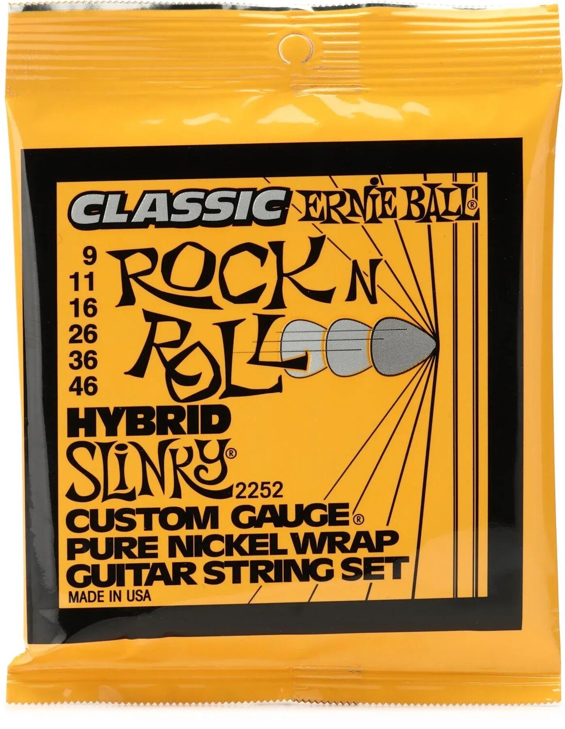 Струны для электрогитары Ernie Ball 2252 Hybrid Slinky Classic Rock N Roll — .009-.046
Струны для электрогитары Ernie Ball 2252 Hybrid Slinky Classic Rock N Roll — .009-.046