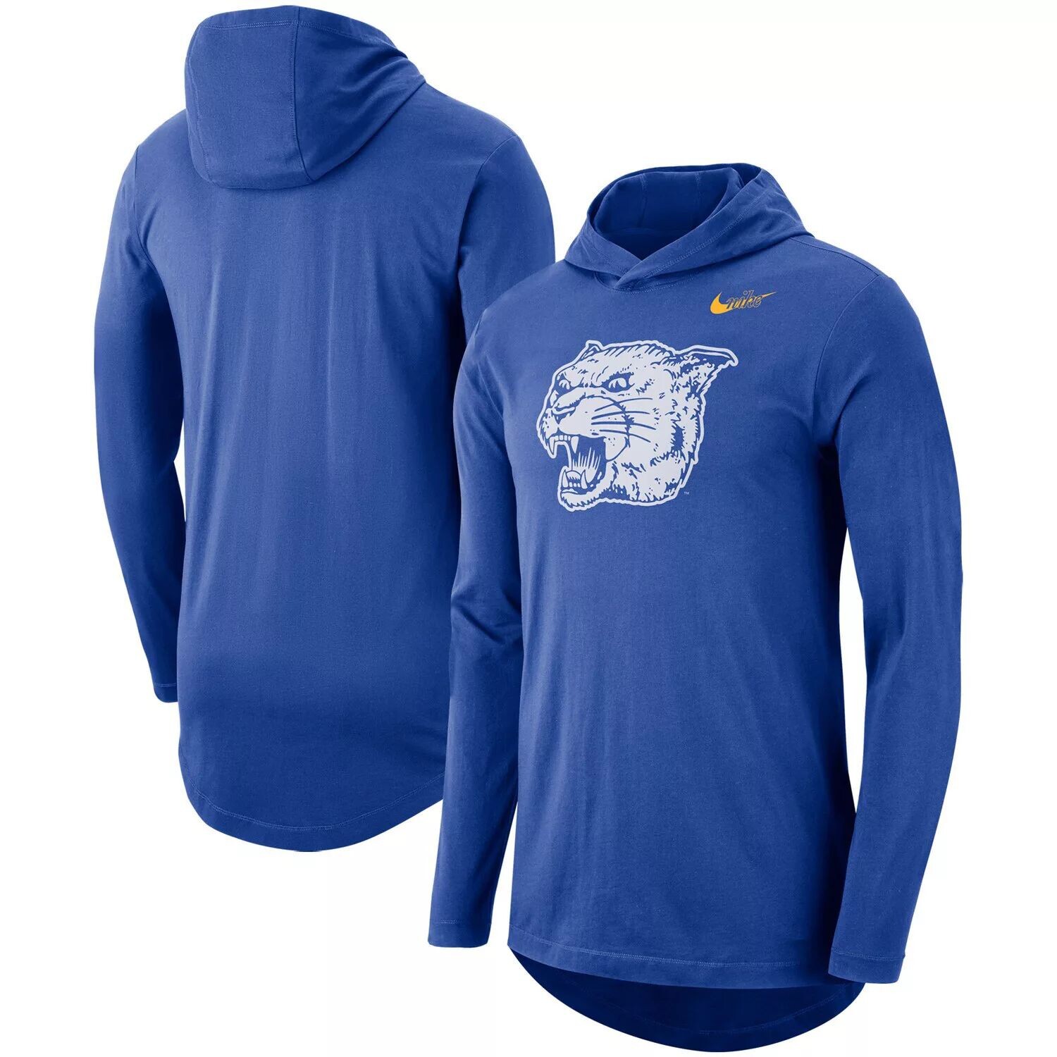 Мужская футболка с капюшоном и длинным рукавом Nike Royal Pitt Panthers Tri-Blend Performance
Мужская футболка с капюшоном и длинным рукавом Nike Royal Pitt Panthers Tri-Blend Performance