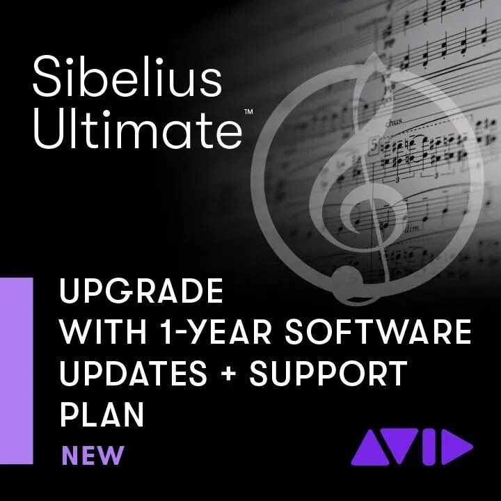 Обновление бессрочной лицензии Avid Sibelius Ultimate с обновлениями программного обеспечения на 1 год и планом поддержки
Обновление бессрочной лицензии Avid Sibelius Ultimate с обновлениями программного обеспечения на 1 год и планом поддержки