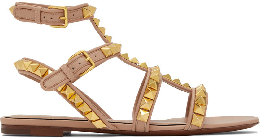 Серо-коричневые сандалии Rockstud No Limit на плоской подошве Valentino Garavani
Серо-коричневые сандалии Rockstud No Limit на плоской подошве Valentino Garavani