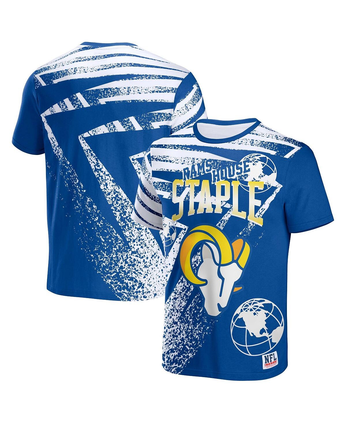 Мужская футболка с коротким рукавом nfl x staple royal los angeles rams team slogan с принтом по всей поверхности NFL Properties
Мужская футболка с коротким рукавом nfl x staple royal los angeles rams team slogan с принтом по всей поверхности NFL Properties