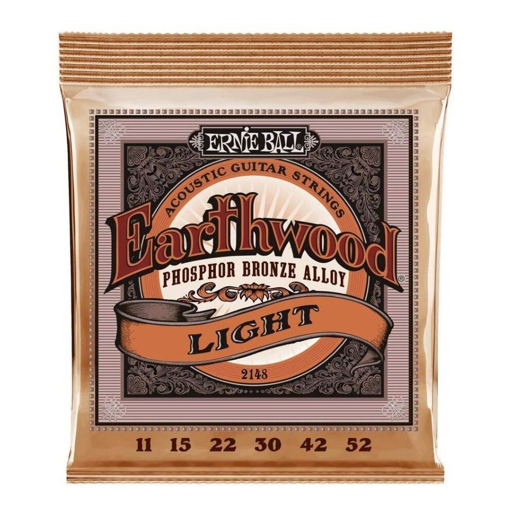 Струны Ernie Ball 2148 Earthwood для акустической гитары фосфористая бронза (светомер 11-52)
Струны Ernie Ball 2148 Earthwood для акустической гитары фосфористая бронза (светомер 11-52)