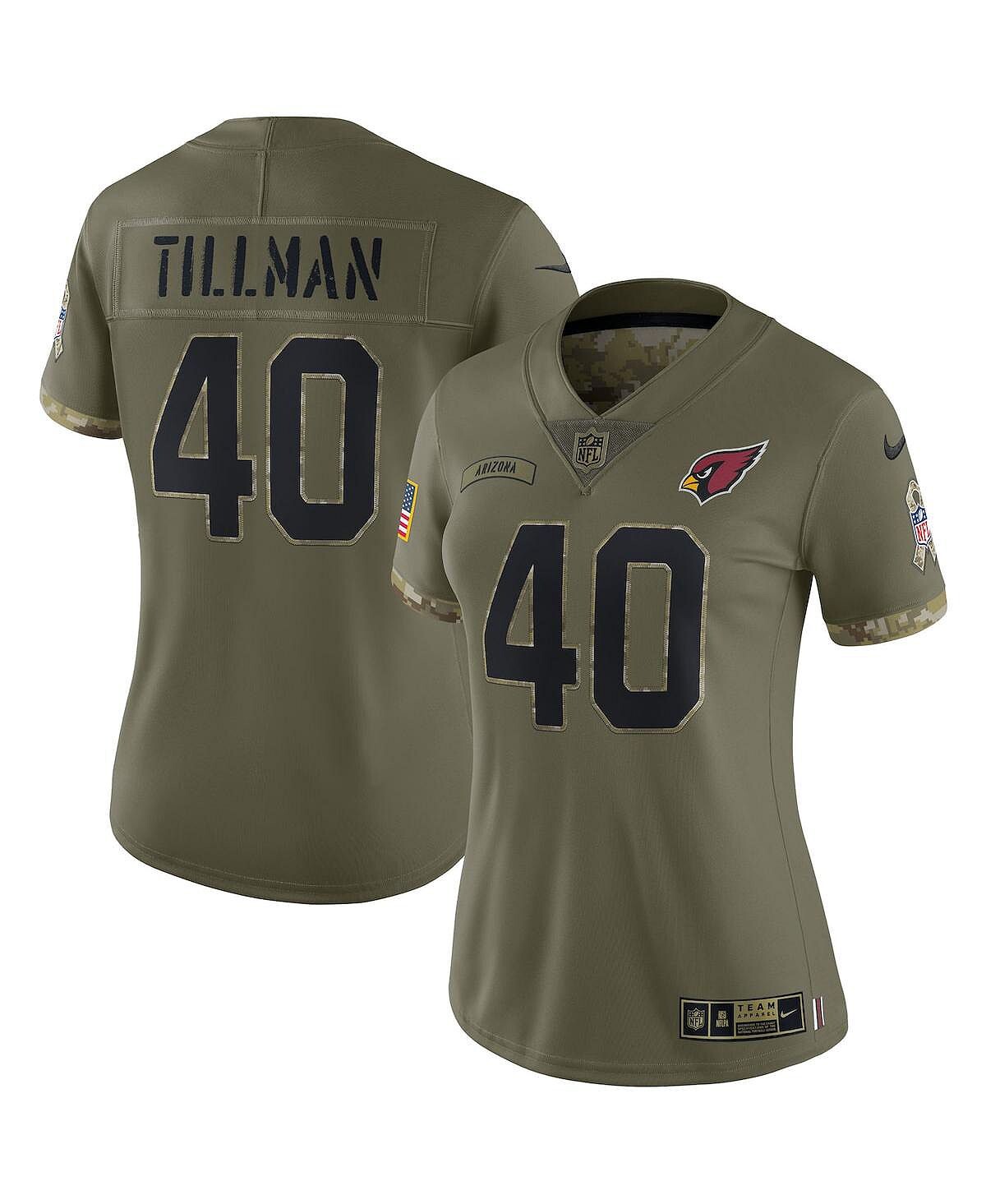 Женская футболка pat tillman olive arizona cardinals 2022 salute to service renied player limited jersey Nike, Серый
Женская футболка pat tillman olive arizona cardinals 2022 salute to service renied player limited jersey Nike, Серый