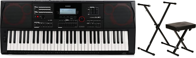 Портативный аранжировщик Casio CT-X5000 с 61-клавишной клавиатурой и сценическими подставками KPK6500 Стойка для клавиатуры и настольный комплект Casio + On-Stage CT-X5000=1 KPK6500=1
Портативный аранжировщик Casio CT-X5000 с 61-клавишной клавиатурой и сценическими подставками KPK6500 Стойка для клавиатуры и настольный комплект Casio + On-Stage CT-X5000=1 KPK6500=1