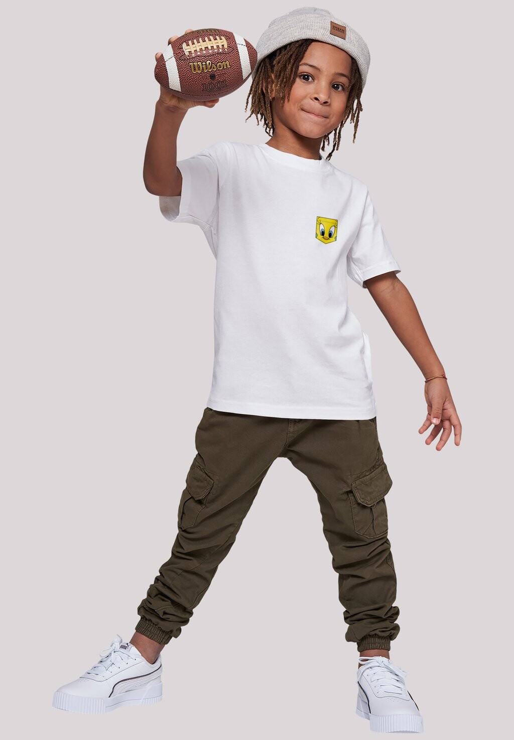 Футболка с принтом LOONEY TUNES TWEETY PIE FACE FAUX POCKET F4NT4STIC, цвет white
Футболка с принтом LOONEY TUNES TWEETY PIE FACE FAUX POCKET F4NT4STIC, цвет white