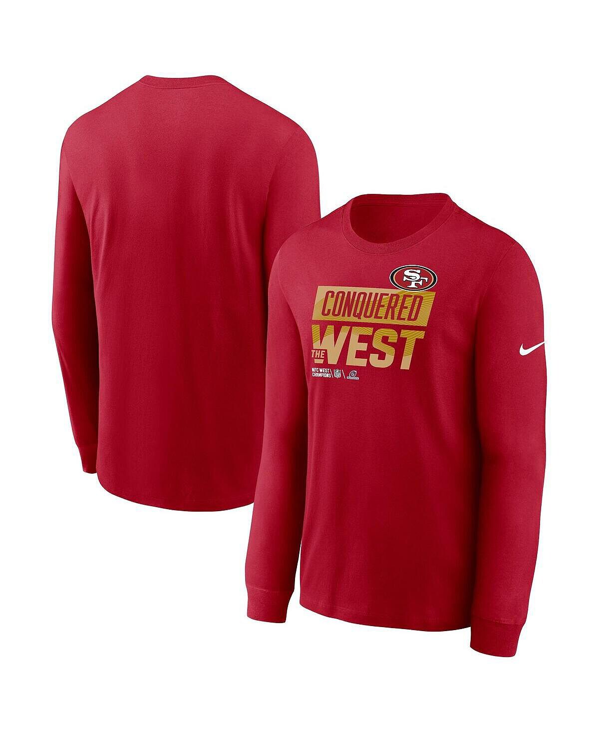 Мужская футболка с длинным рукавом scarlet san francisco 49ers 2022 nfc west division champions locker room trophy collection Nike
Мужская футболка с длинным рукавом scarlet san francisco 49ers 2022 nfc west division champions locker room trophy collection Nike