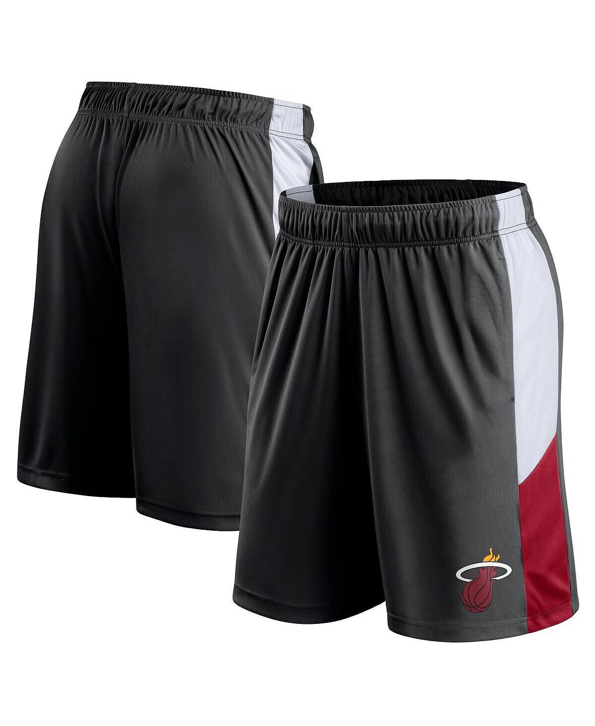 Мужские черные фирменные шорты miami heat champion rush practice performance Fanatics, черный
Мужские черные фирменные шорты miami heat champion rush practice performance Fanatics, черный