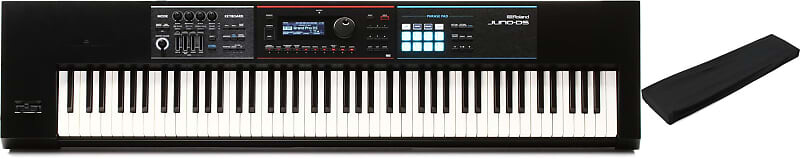 Roland JUNO-DS88 88-клавишный синтезатор в комплекте с чехлом для клавиатуры Gator GKC-1648 для 88-клавишных клавиатур Gator + Roland GKC-1648=1 JUNO-DS88=1
Roland JUNO-DS88 88-клавишный синтезатор в комплекте с чехлом для клавиатуры Gator GKC-1648 для 88-клавишных клавиатур Gator + Roland GKC-1648=1 JUNO-DS88=1
