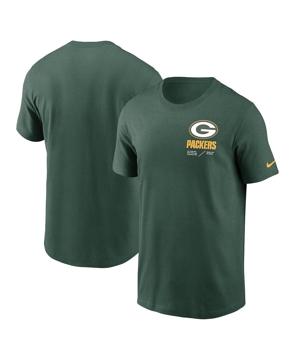 Мужская футболка green green bay packers infograph lockup performance Nike, зеленый
Мужская футболка green green bay packers infograph lockup performance Nike, зеленый