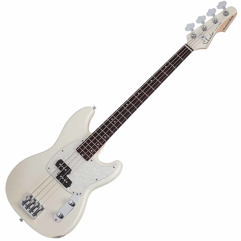 Schecter Banshee Bass 4-х струнная бас-гитара с короткой мензурой - олимпийский белый
Schecter Banshee Bass 4-х струнная бас-гитара с короткой мензурой - олимпийский белый