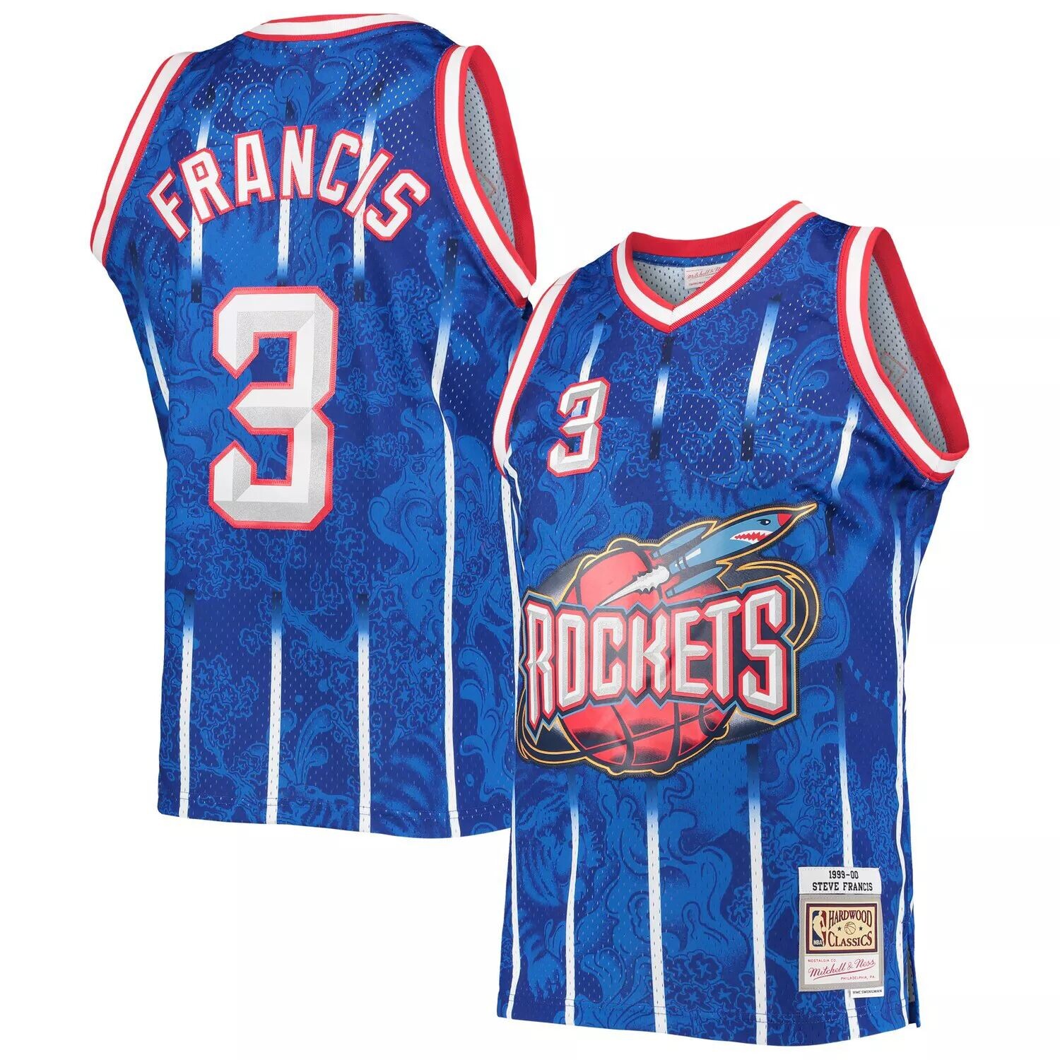 Мужская майка Mitchell & Ness Steve Francisco Blue Houston Rockets Hardwood Classics 1999-00 Lunar New Year Swingman Jersey
Мужская майка Mitchell & Ness Steve Francisco Blue Houston Rockets Hardwood Classics 1999-00 Lunar New Year Swingman Jersey