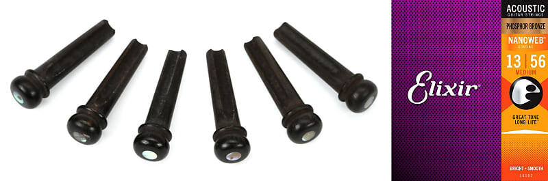 Булавки Taylor Ebony Bridge Pins с Abalone Dots Bundle with Elixir Strings 16102 Nanoweb Phosphor Bronze Струны для акустической гитары — .013-.056 Medium Taylor + Elixir Strings 7251=1 16102=1
Булавки Taylor Ebony Bridge Pins с Abalone Dots Bundle with Elixir Strings 16102 Nanoweb Phosphor Bronze Струны для акустической гитары — .013-.056 Medium Taylor + Elixir Strings 7251=1 16102=1