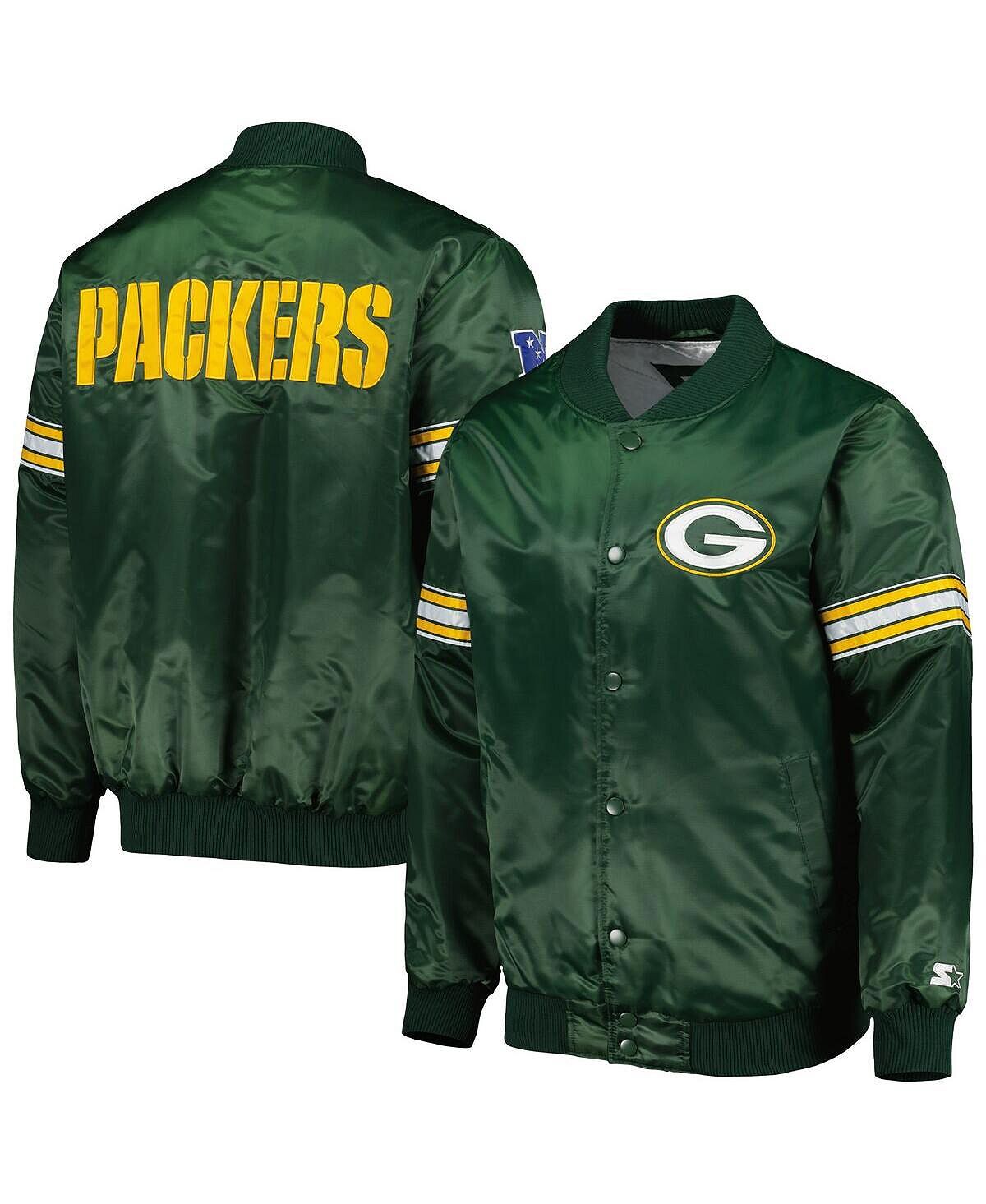 Мужская куртка green green bay packers the pick and roll full-snap Starter, зеленый
Мужская куртка green green bay packers the pick and roll full-snap Starter, зеленый