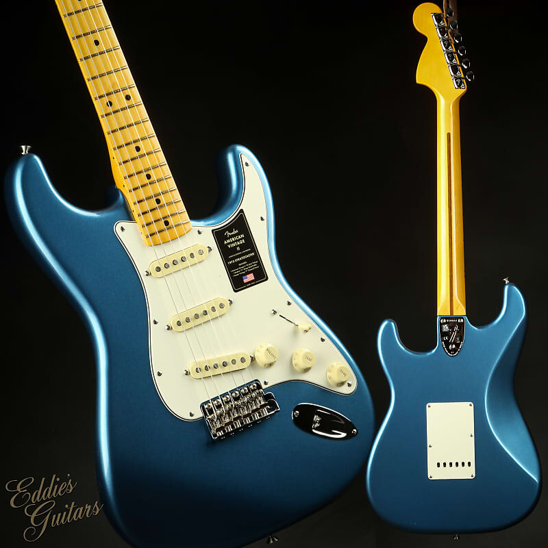 Fender American Vintage II 1973 Stratocaster — синий Лейк-Плэсид American Vintage II 1973 Stratocaster - Lake Placid Blue
Fender American Vintage II 1973 Stratocaster — синий Лейк-Плэсид American Vintage II 1973 Stratocaster - Lake Placid Blue