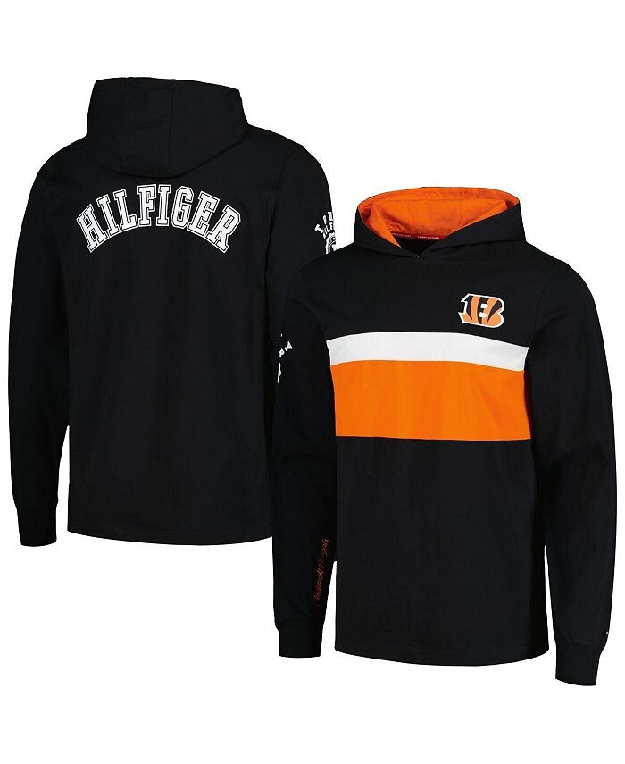 Мужская черная футболка с капюшоном с длинным рукавом Cincinnati Bengals Morgan Tommy Hilfiger, черный
Мужская черная футболка с капюшоном с длинным рукавом Cincinnati Bengals Morgan Tommy Hilfiger, черный