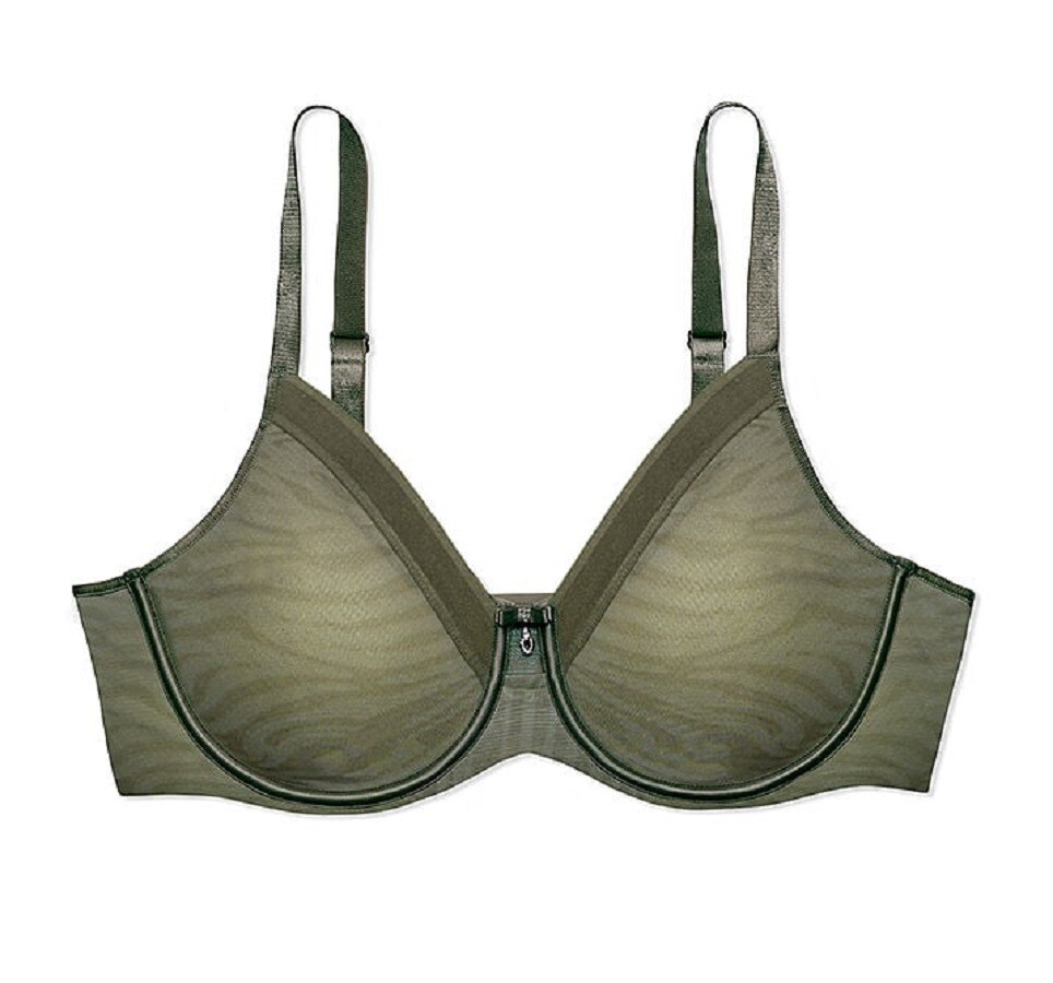 Бюстгальтер Curvy Couture Sheer Mesh Full Coverage Unlined Underwire, темно-зеленый
Бюстгальтер Curvy Couture Sheer Mesh Full Coverage Unlined Underwire, темно-зеленый