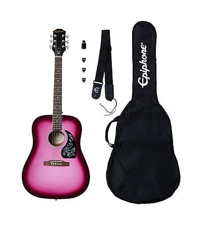 Epiphone Starling Acoustic Player Pack, ярко-розовый, с сумкой для переноски PPAGEASTAR HP
Epiphone Starling Acoustic Player Pack, ярко-розовый, с сумкой для переноски PPAGEASTAR HP