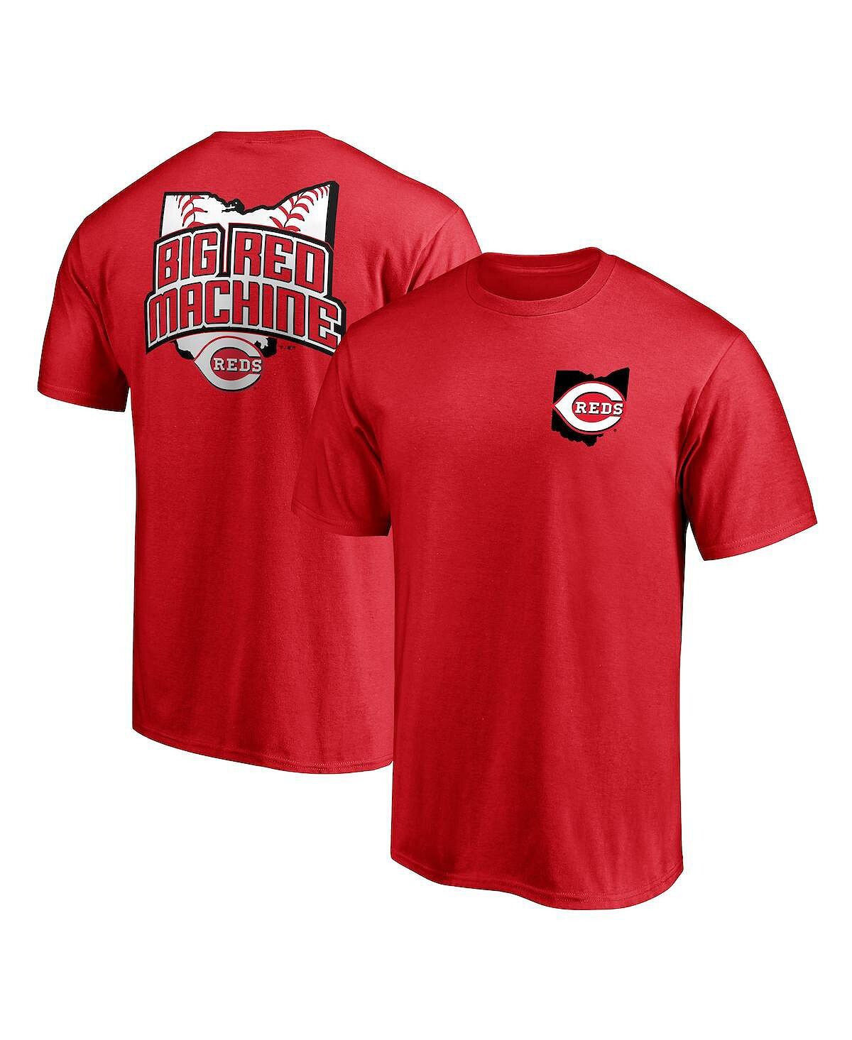 Мужская красная футболка cincinnati reds hometown collection big red machine logo Fanatics, красный
Мужская красная футболка cincinnati reds hometown collection big red machine logo Fanatics, красный