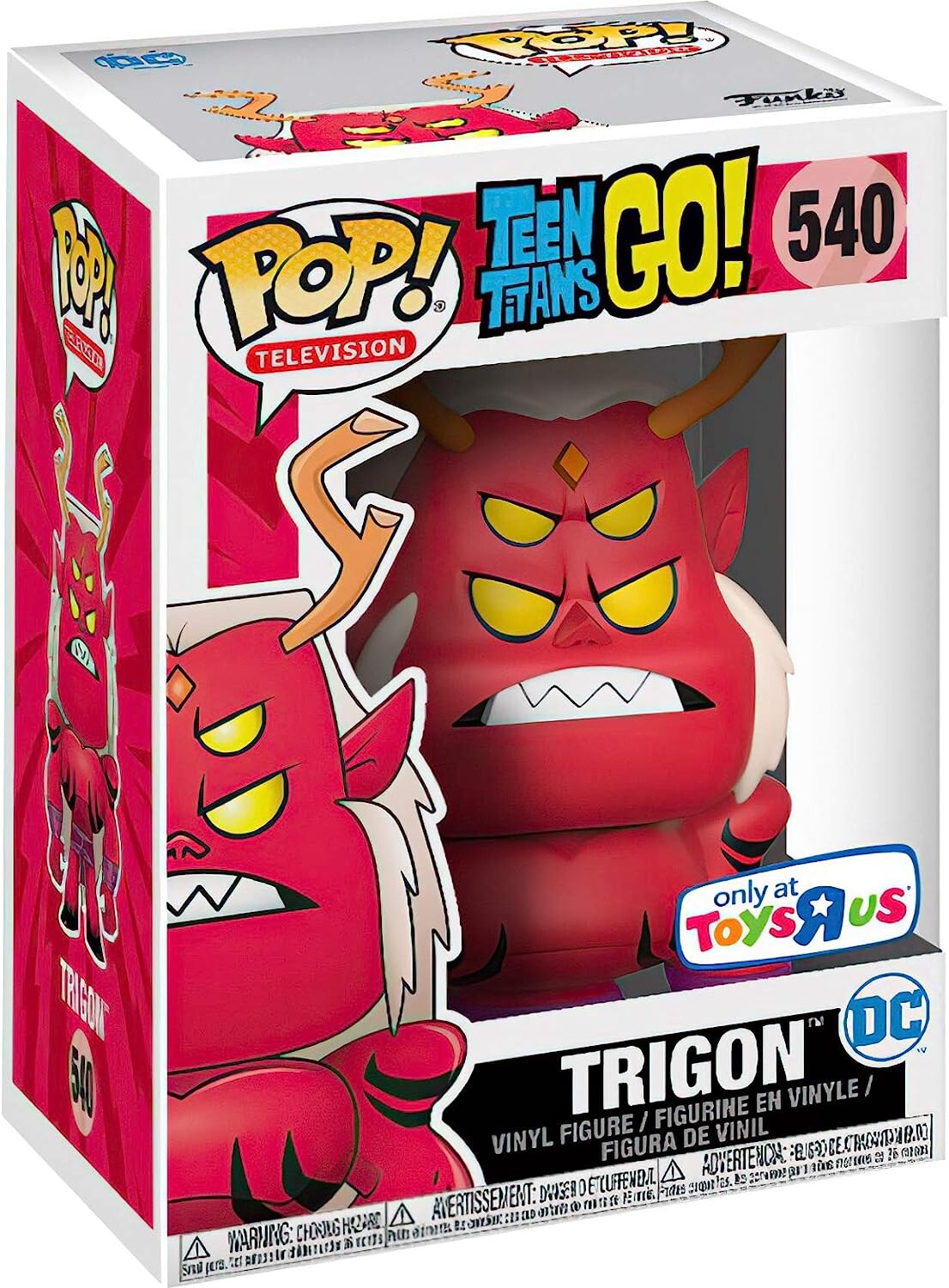 Фигурка Trigon (Toys R Us Exc): Funk o Pop! TV Vinyl Figure Bundle with 1 Compatible 'ToysDiva' Graphic Protector (540-1
Фигурка Trigon (Toys R Us Exc): Funk o Pop! TV Vinyl Figure Bundle with 1 Compatible 'ToysDiva' Graphic Protector (540-1