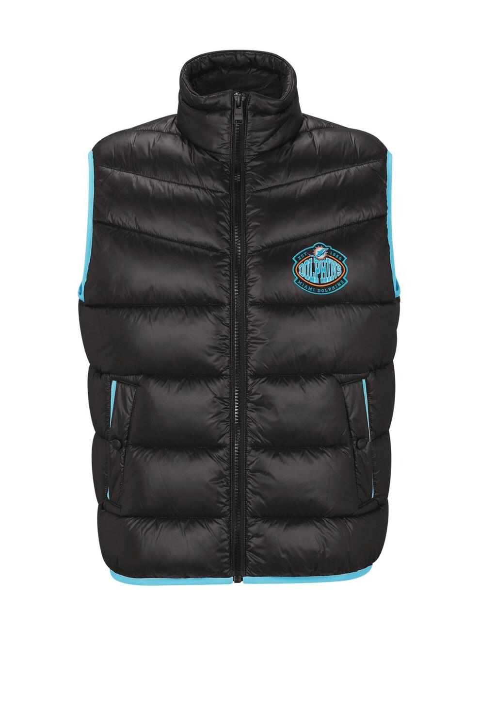 Жилет утепленный Boss X Nfl Water-repellent With Collaborative Branding Dolphins, черный
Жилет утепленный Boss X Nfl Water-repellent With Collaborative Branding Dolphins, черный