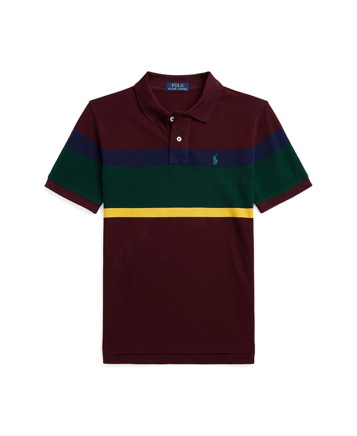 Рубашка-поло из хлопковой сетки в полоску для мальчиков Big Boys Polo Ralph Lauren
Рубашка-поло из хлопковой сетки в полоску для мальчиков Big Boys Polo Ralph Lauren
