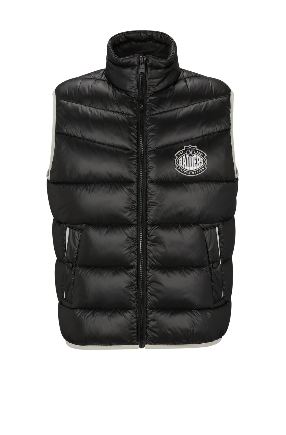 Жилет утепленный Boss X Nfl Water-repellent With Collaborative Branding Raiders, черный
Жилет утепленный Boss X Nfl Water-repellent With Collaborative Branding Raiders, черный