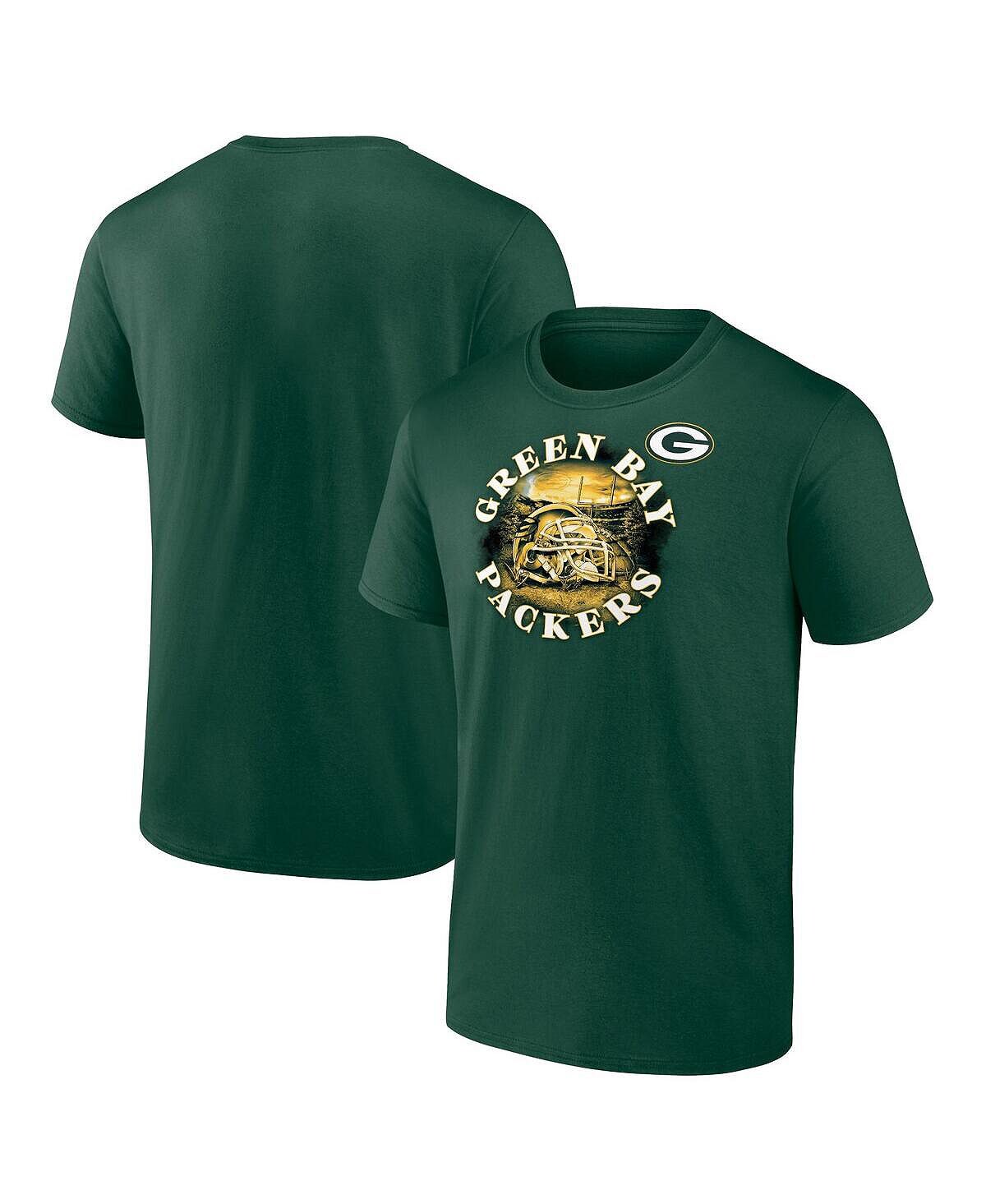 Мужская фирменная футболка green green bay packers big and tall sporting chance Fanatics, зеленый
Мужская фирменная футболка green green bay packers big and tall sporting chance Fanatics, зеленый