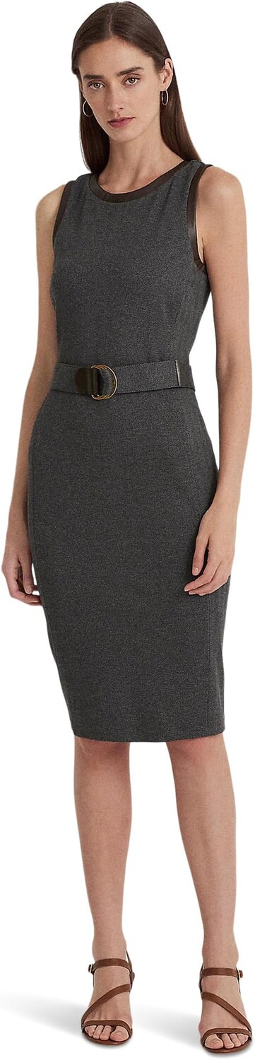 Жаккардовое платье с отделкой из искусственной кожи и поясом LAUREN Ralph Lauren, цвет Modern Grey Heather
Жаккардовое платье с отделкой из искусственной кожи и поясом LAUREN Ralph Lauren, цвет Modern Grey Heather
