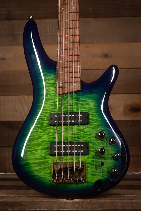 Ibanez SR405EQM 5-струнная бас-гитара, цвет Surreal Blue Burst Gloss SR405EQMSLG
Ibanez SR405EQM 5-струнная бас-гитара, цвет Surreal Blue Burst Gloss SR405EQMSLG