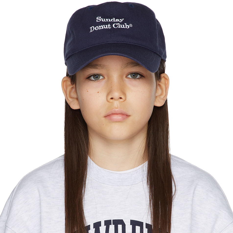 

Детская темно-синяя кепка с логотипом S SUNDAY DONUT CLUB