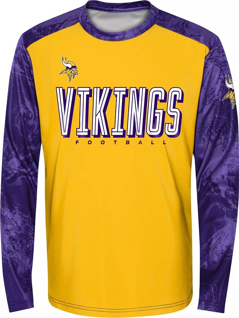 Молодежная футболка Nfl Team Apparel Team Minnesota Vikings Cover 2 с длинными рукавами
Молодежная футболка Nfl Team Apparel Team Minnesota Vikings Cover 2 с длинными рукавами