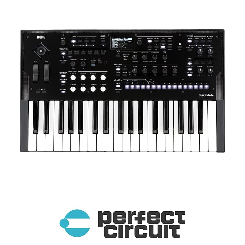 Клавиатурный синтезатор Korg Wavestate Wave Sequencing Wavestate Wave Sequencing Synthesizer
Клавиатурный синтезатор Korg Wavestate Wave Sequencing Wavestate Wave Sequencing Synthesizer