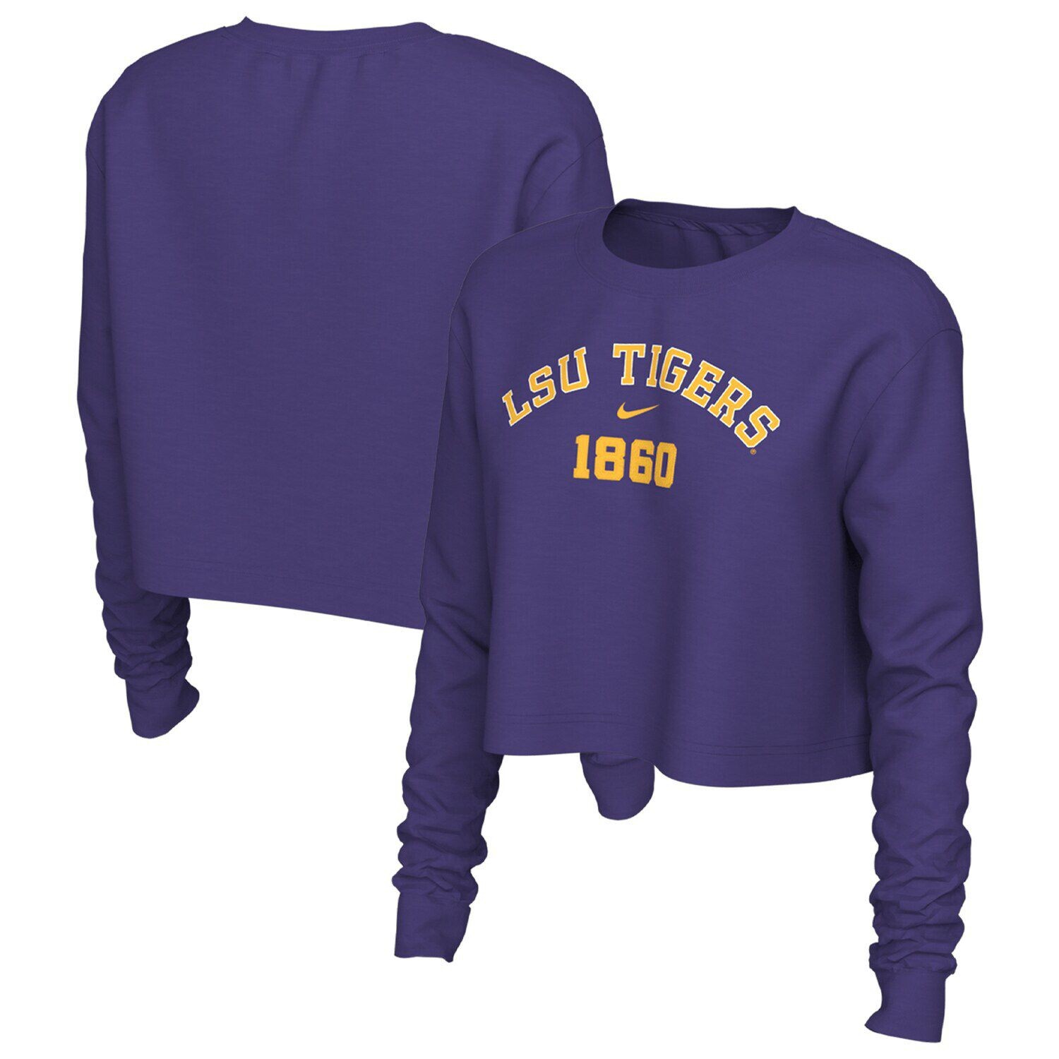 Женские кроссовки Nike Purple LSU Tigers Est. Укороченная футболка с длинным рукавом Nike
Женские кроссовки Nike Purple LSU Tigers Est. Укороченная футболка с длинным рукавом Nike
