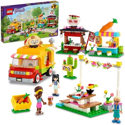 Конструктор Lego 41701 Friends креативный рынок уличной еды: тако-трак и смузи-бар
Конструктор Lego 41701 Friends креативный рынок уличной еды: тако-трак и смузи-бар