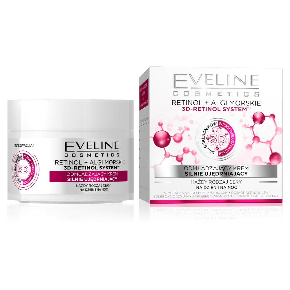 Eveline Cosmetics Ретинол+ Морские водоросли омолаживающий крем сильно укрепляющий день/ночь 50мл
Eveline Cosmetics Ретинол+ Морские водоросли омолаживающий крем сильно укрепляющий день/ночь 50мл